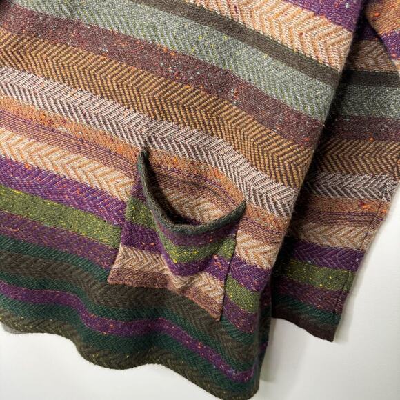 Etro Striped Multicolor Open Cardigan 40 - Picture 6 of 11